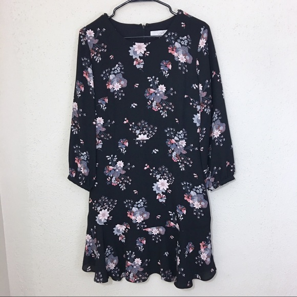 Girls SUNSHINE SWING navy blue stars dress 3T /& 10 NWT long sleeve ruffle hem